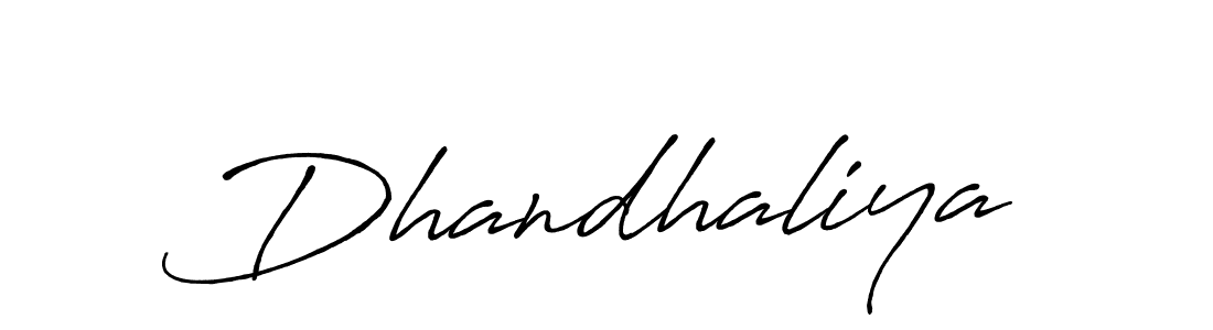 Make a beautiful signature design for name Dhandhaliya. Use this online signature maker to create a handwritten signature for free. Dhandhaliya signature style 7 images and pictures png