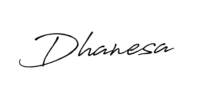 Design your own signature with our free online signature maker. With this signature software, you can create a handwritten (Antro_Vectra_Bolder) signature for name Dhanesa. Dhanesa signature style 7 images and pictures png