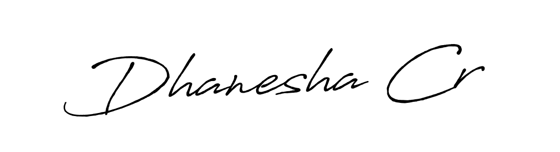 Also You can easily find your signature by using the search form. We will create Dhanesha Cr name handwritten signature images for you free of cost using Antro_Vectra_Bolder sign style. Dhanesha Cr signature style 7 images and pictures png