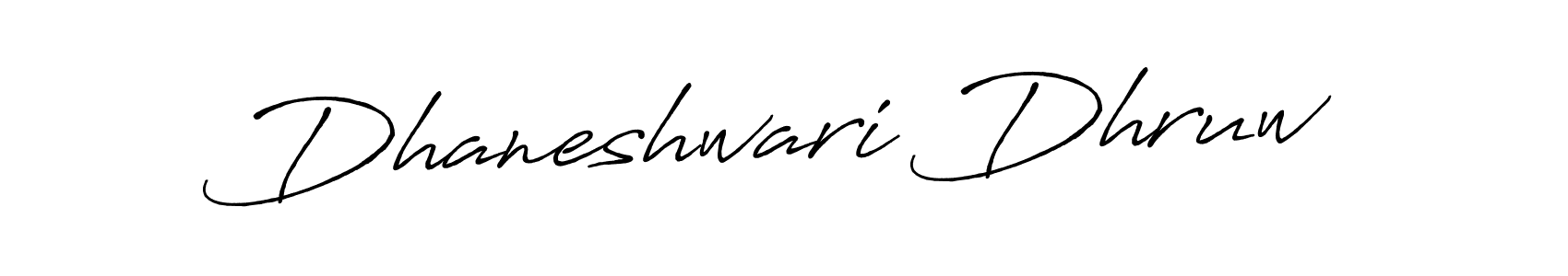 It looks lik you need a new signature style for name Dhaneshwari Dhruw. Design unique handwritten (Antro_Vectra_Bolder) signature with our free signature maker in just a few clicks. Dhaneshwari Dhruw signature style 7 images and pictures png