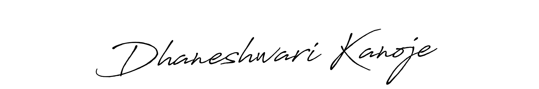 Design your own signature with our free online signature maker. With this signature software, you can create a handwritten (Antro_Vectra_Bolder) signature for name Dhaneshwari Kanoje. Dhaneshwari Kanoje signature style 7 images and pictures png