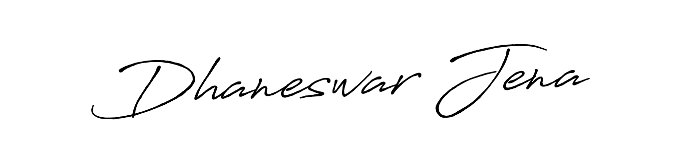 Make a beautiful signature design for name Dhaneswar Jena. Use this online signature maker to create a handwritten signature for free. Dhaneswar Jena signature style 7 images and pictures png