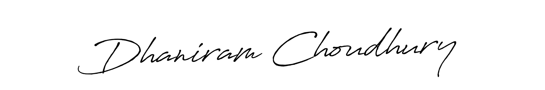 This is the best signature style for the Dhaniram Choudhury name. Also you like these signature font (Antro_Vectra_Bolder). Mix name signature. Dhaniram Choudhury signature style 7 images and pictures png