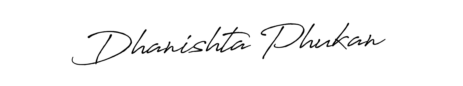 How to make Dhanishta Phukan signature? Antro_Vectra_Bolder is a professional autograph style. Create handwritten signature for Dhanishta Phukan name. Dhanishta Phukan signature style 7 images and pictures png