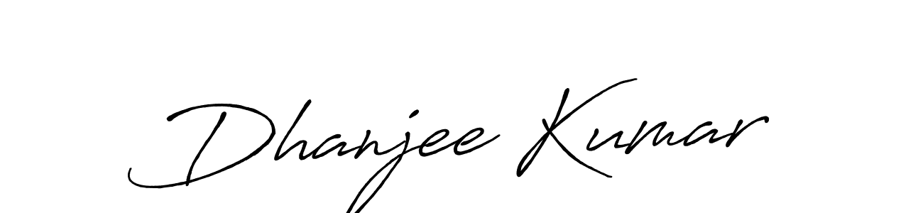 Dhanjee Kumar stylish signature style. Best Handwritten Sign (Antro_Vectra_Bolder) for my name. Handwritten Signature Collection Ideas for my name Dhanjee Kumar. Dhanjee Kumar signature style 7 images and pictures png