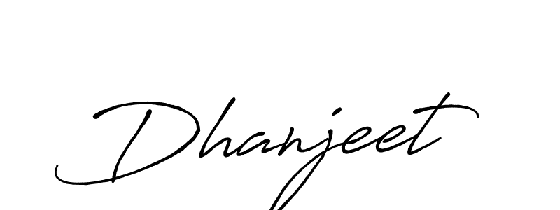Also You can easily find your signature by using the search form. We will create Dhanjeet name handwritten signature images for you free of cost using Antro_Vectra_Bolder sign style. Dhanjeet signature style 7 images and pictures png