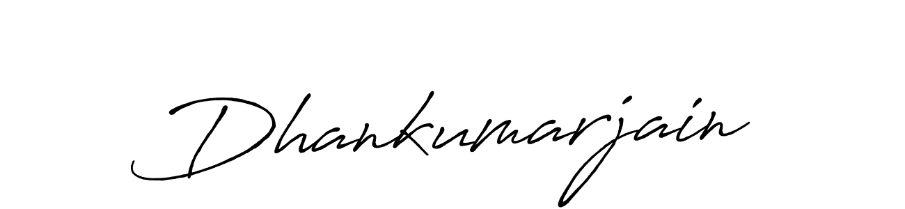 Create a beautiful signature design for name Dhankumarjain. With this signature (Antro_Vectra_Bolder) fonts, you can make a handwritten signature for free. Dhankumarjain signature style 7 images and pictures png