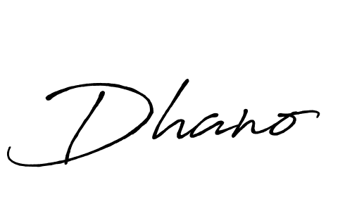 It looks lik you need a new signature style for name Dhano. Design unique handwritten (Antro_Vectra_Bolder) signature with our free signature maker in just a few clicks. Dhano signature style 7 images and pictures png