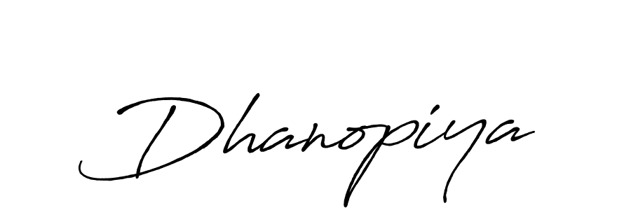 How to Draw Dhanopiya signature style? Antro_Vectra_Bolder is a latest design signature styles for name Dhanopiya. Dhanopiya signature style 7 images and pictures png
