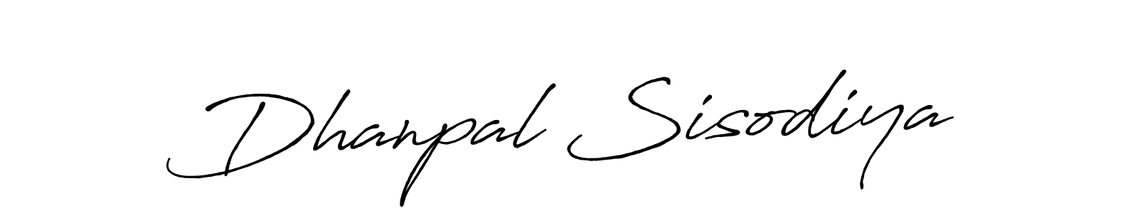 How to make Dhanpal Sisodiya signature? Antro_Vectra_Bolder is a professional autograph style. Create handwritten signature for Dhanpal Sisodiya name. Dhanpal Sisodiya signature style 7 images and pictures png