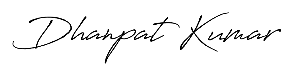 Similarly Antro_Vectra_Bolder is the best handwritten signature design. Signature creator online. You can use it as an online autograph creator for name Dhanpat Kumar. Dhanpat Kumar signature style 7 images and pictures png