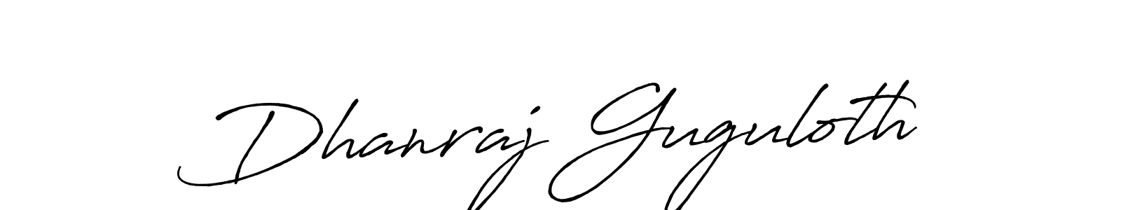 Similarly Antro_Vectra_Bolder is the best handwritten signature design. Signature creator online .You can use it as an online autograph creator for name Dhanraj Guguloth. Dhanraj Guguloth signature style 7 images and pictures png