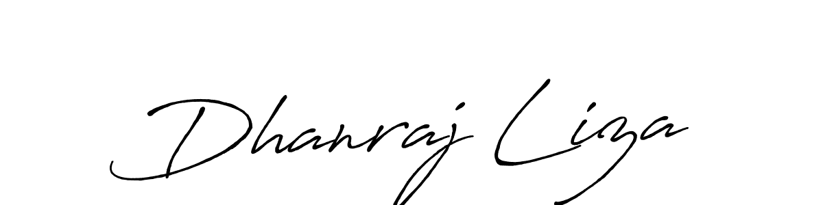 You can use this online signature creator to create a handwritten signature for the name Dhanraj Liza. This is the best online autograph maker. Dhanraj Liza signature style 7 images and pictures png