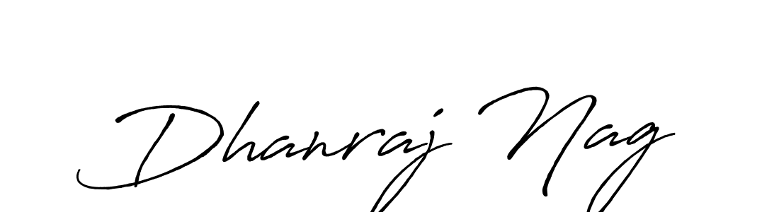 Also we have Dhanraj Nag name is the best signature style. Create professional handwritten signature collection using Antro_Vectra_Bolder autograph style. Dhanraj Nag signature style 7 images and pictures png