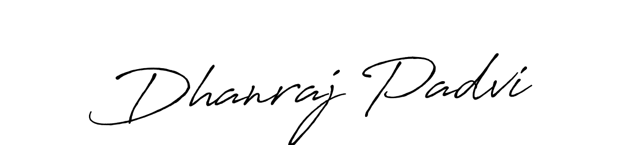 It looks lik you need a new signature style for name Dhanraj Padvi. Design unique handwritten (Antro_Vectra_Bolder) signature with our free signature maker in just a few clicks. Dhanraj Padvi signature style 7 images and pictures png