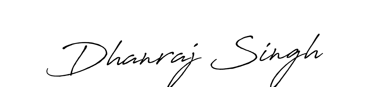 Dhanraj Singh stylish signature style. Best Handwritten Sign (Antro_Vectra_Bolder) for my name. Handwritten Signature Collection Ideas for my name Dhanraj Singh. Dhanraj Singh signature style 7 images and pictures png