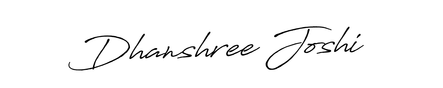 The best way (Antro_Vectra_Bolder) to make a short signature is to pick only two or three words in your name. The name Dhanshree Joshi include a total of six letters. For converting this name. Dhanshree Joshi signature style 7 images and pictures png