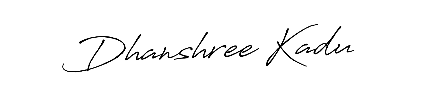 Make a short Dhanshree Kadu signature style. Manage your documents anywhere anytime using Antro_Vectra_Bolder. Create and add eSignatures, submit forms, share and send files easily. Dhanshree Kadu signature style 7 images and pictures png