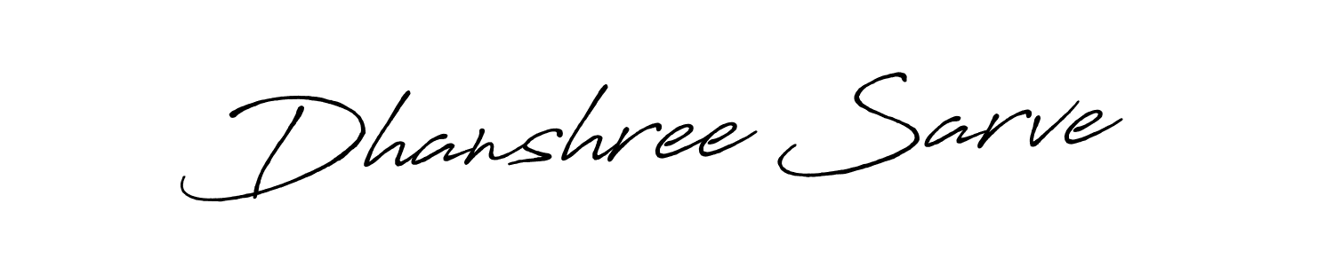 How to Draw Dhanshree Sarve signature style? Antro_Vectra_Bolder is a latest design signature styles for name Dhanshree Sarve. Dhanshree Sarve signature style 7 images and pictures png