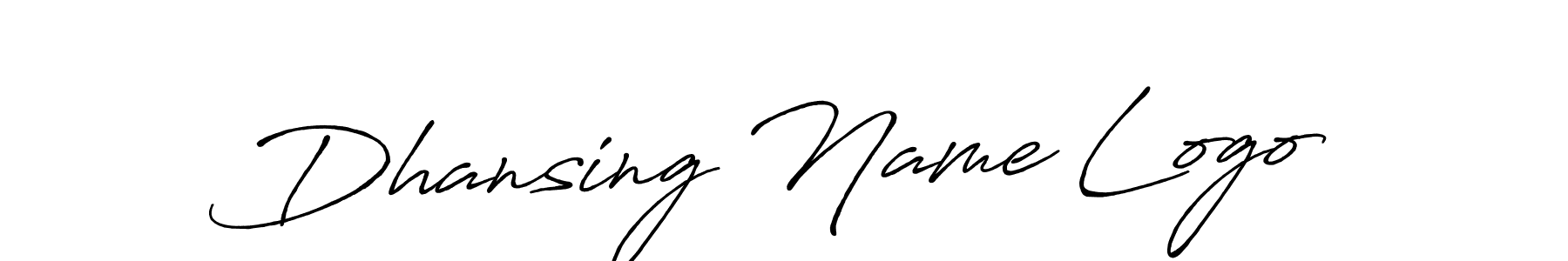 How to make Dhansing Name Logo name signature. Use Antro_Vectra_Bolder style for creating short signs online. This is the latest handwritten sign. Dhansing Name Logo signature style 7 images and pictures png