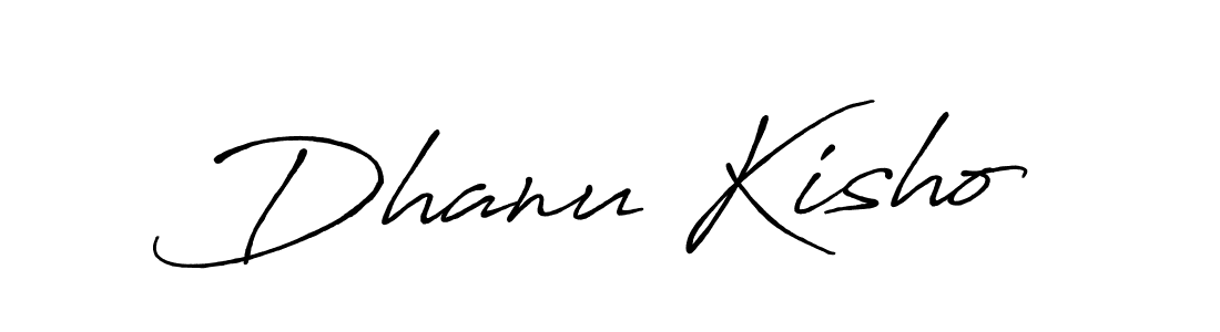 Also You can easily find your signature by using the search form. We will create Dhanu Kisho name handwritten signature images for you free of cost using Antro_Vectra_Bolder sign style. Dhanu Kisho signature style 7 images and pictures png