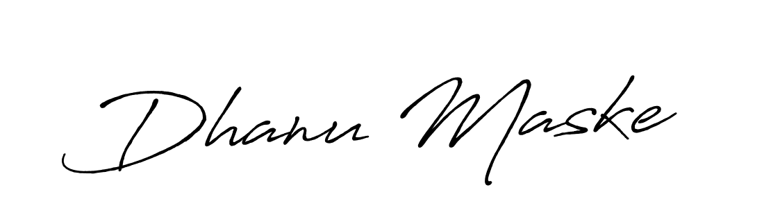 Make a beautiful signature design for name Dhanu Maske. Use this online signature maker to create a handwritten signature for free. Dhanu Maske signature style 7 images and pictures png