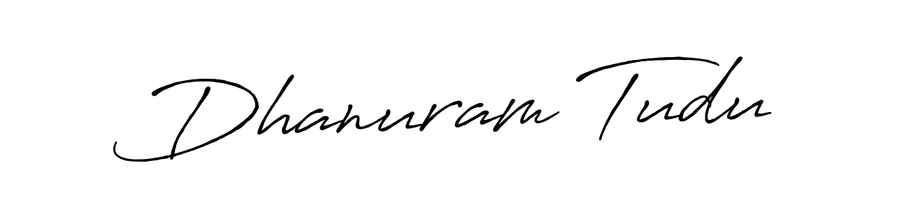 Dhanuram Tudu stylish signature style. Best Handwritten Sign (Antro_Vectra_Bolder) for my name. Handwritten Signature Collection Ideas for my name Dhanuram Tudu. Dhanuram Tudu signature style 7 images and pictures png