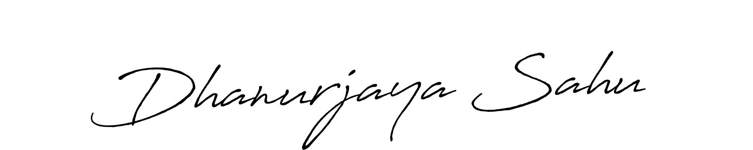 Also we have Dhanurjaya Sahu name is the best signature style. Create professional handwritten signature collection using Antro_Vectra_Bolder autograph style. Dhanurjaya Sahu signature style 7 images and pictures png