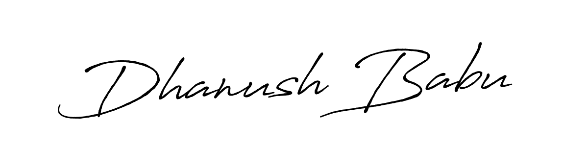 It looks lik you need a new signature style for name Dhanush Babu. Design unique handwritten (Antro_Vectra_Bolder) signature with our free signature maker in just a few clicks. Dhanush Babu signature style 7 images and pictures png