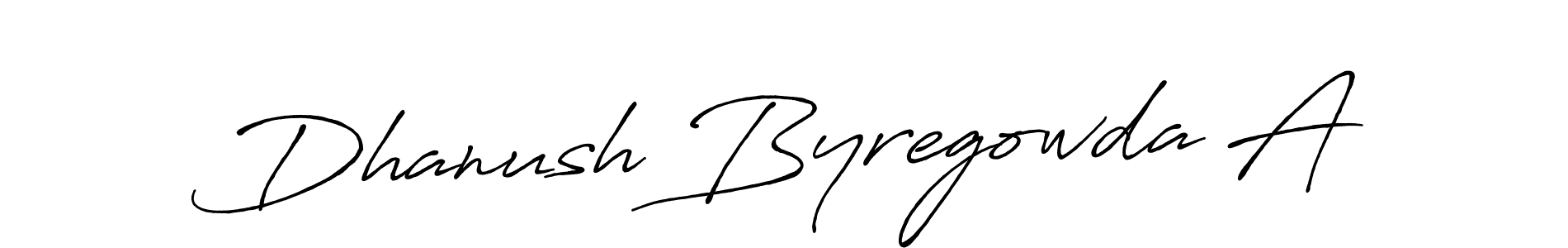 How to Draw Dhanush Byregowda A signature style? Antro_Vectra_Bolder is a latest design signature styles for name Dhanush Byregowda A. Dhanush Byregowda A signature style 7 images and pictures png