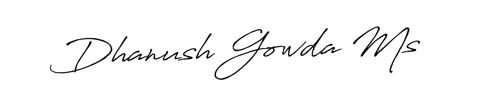 How to Draw Dhanush Gowda Ms signature style? Antro_Vectra_Bolder is a latest design signature styles for name Dhanush Gowda Ms. Dhanush Gowda Ms signature style 7 images and pictures png