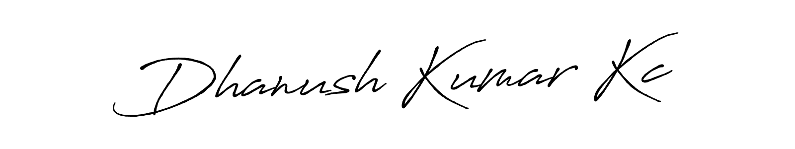 Make a beautiful signature design for name Dhanush Kumar Kc. Use this online signature maker to create a handwritten signature for free. Dhanush Kumar Kc signature style 7 images and pictures png