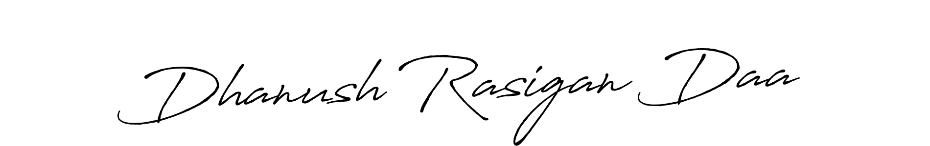 Design your own signature with our free online signature maker. With this signature software, you can create a handwritten (Antro_Vectra_Bolder) signature for name Dhanush Rasigan Daa. Dhanush Rasigan Daa signature style 7 images and pictures png