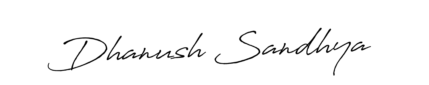How to Draw Dhanush Sandhya signature style? Antro_Vectra_Bolder is a latest design signature styles for name Dhanush Sandhya. Dhanush Sandhya signature style 7 images and pictures png