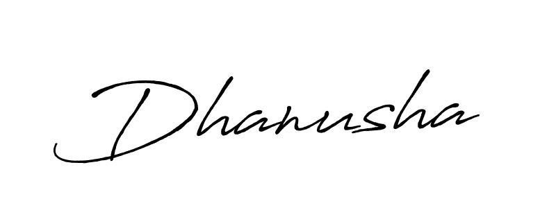It looks lik you need a new signature style for name Dhanusha. Design unique handwritten (Antro_Vectra_Bolder) signature with our free signature maker in just a few clicks. Dhanusha signature style 7 images and pictures png