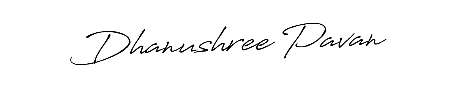 Similarly Antro_Vectra_Bolder is the best handwritten signature design. Signature creator online .You can use it as an online autograph creator for name Dhanushree Pavan. Dhanushree Pavan signature style 7 images and pictures png