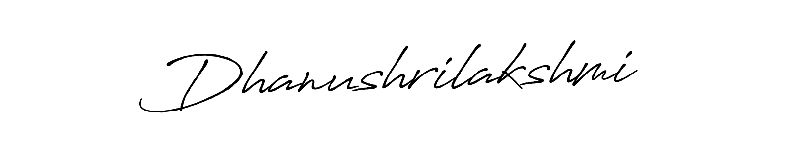 Make a beautiful signature design for name Dhanushrilakshmi. Use this online signature maker to create a handwritten signature for free. Dhanushrilakshmi signature style 7 images and pictures png