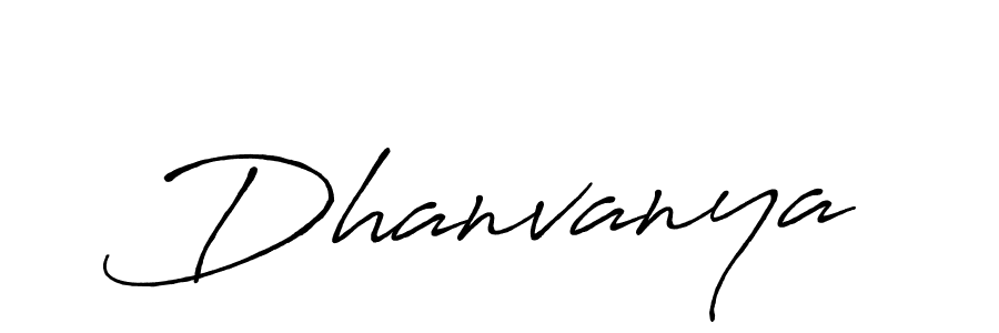 Design your own signature with our free online signature maker. With this signature software, you can create a handwritten (Antro_Vectra_Bolder) signature for name Dhanvanya. Dhanvanya signature style 7 images and pictures png