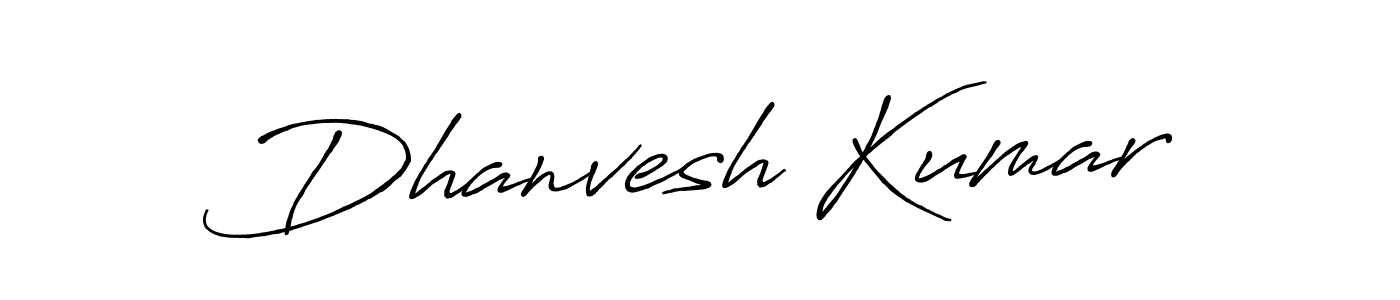 Similarly Antro_Vectra_Bolder is the best handwritten signature design. Signature creator online .You can use it as an online autograph creator for name Dhanvesh Kumar. Dhanvesh Kumar signature style 7 images and pictures png
