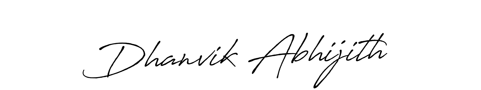 if you are searching for the best signature style for your name Dhanvik Abhijith. so please give up your signature search. here we have designed multiple signature styles  using Antro_Vectra_Bolder. Dhanvik Abhijith signature style 7 images and pictures png