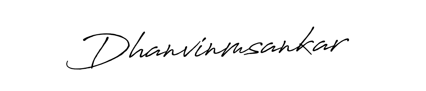 Dhanvinmsankar stylish signature style. Best Handwritten Sign (Antro_Vectra_Bolder) for my name. Handwritten Signature Collection Ideas for my name Dhanvinmsankar. Dhanvinmsankar signature style 7 images and pictures png