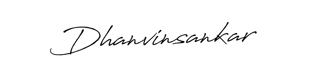 How to Draw Dhanvinsankar signature style? Antro_Vectra_Bolder is a latest design signature styles for name Dhanvinsankar. Dhanvinsankar signature style 7 images and pictures png