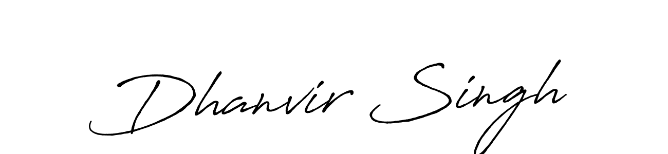 It looks lik you need a new signature style for name Dhanvir Singh. Design unique handwritten (Antro_Vectra_Bolder) signature with our free signature maker in just a few clicks. Dhanvir Singh signature style 7 images and pictures png
