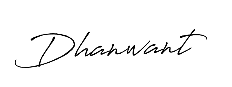 Make a beautiful signature design for name Dhanwant. Use this online signature maker to create a handwritten signature for free. Dhanwant signature style 7 images and pictures png