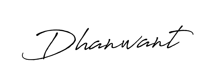 Make a beautiful signature design for name Dhanwant. Use this online signature maker to create a handwritten signature for free. Dhanwant signature style 7 images and pictures png