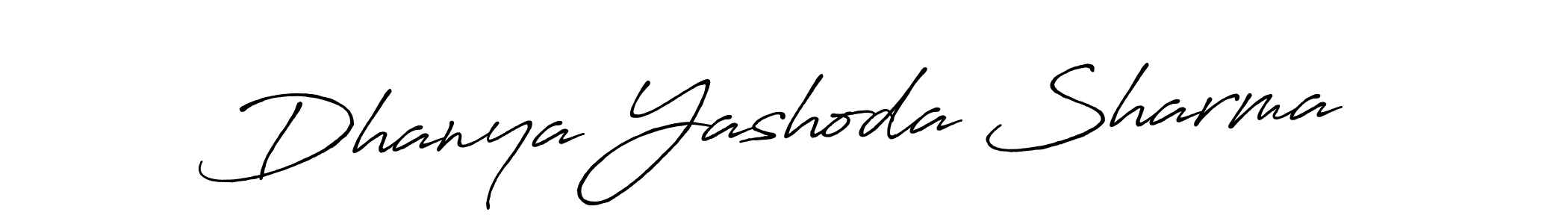 The best way (Antro_Vectra_Bolder) to make a short signature is to pick only two or three words in your name. The name Dhanya Yashoda Sharma include a total of six letters. For converting this name. Dhanya Yashoda Sharma signature style 7 images and pictures png