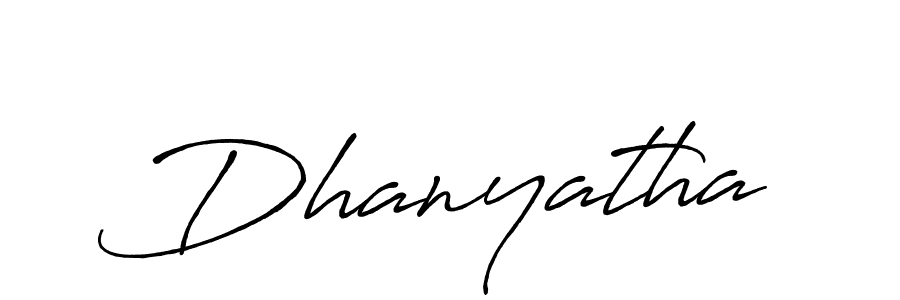 It looks lik you need a new signature style for name Dhanyatha. Design unique handwritten (Antro_Vectra_Bolder) signature with our free signature maker in just a few clicks. Dhanyatha signature style 7 images and pictures png