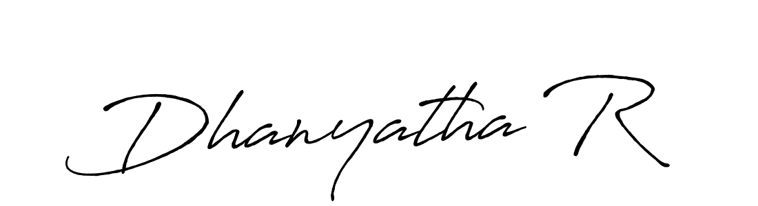 How to Draw Dhanyatha R signature style? Antro_Vectra_Bolder is a latest design signature styles for name Dhanyatha R. Dhanyatha R signature style 7 images and pictures png