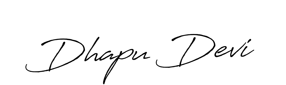 It looks lik you need a new signature style for name Dhapu Devi. Design unique handwritten (Antro_Vectra_Bolder) signature with our free signature maker in just a few clicks. Dhapu Devi signature style 7 images and pictures png