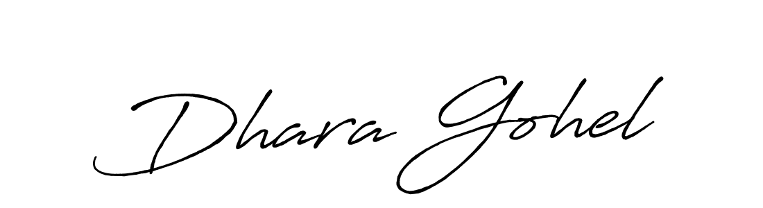 Similarly Antro_Vectra_Bolder is the best handwritten signature design. Signature creator online .You can use it as an online autograph creator for name Dhara Gohel. Dhara Gohel signature style 7 images and pictures png